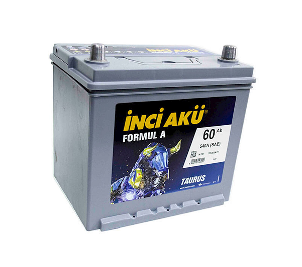 Avtomobil akkumulyatoru İnci Akü Formul A Taurus D23 060 6 CT-60 60Ah - 1