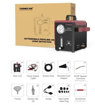 Avtomobil boru kəməri üçün tüstü detektoru THINKCAR PLD 212 Turbo - 5