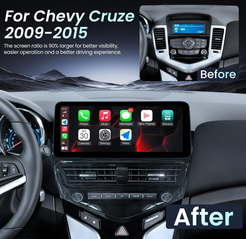 Avtomobil monitoru Chevrolet Cruze 2010-2015 üçün - 2