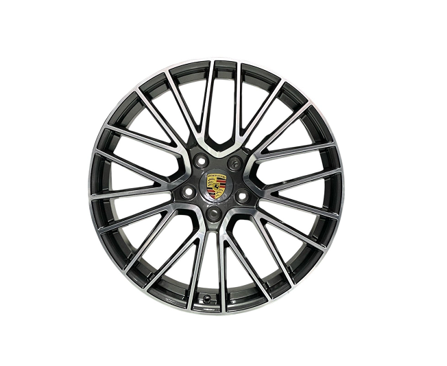 Təkər diskləri Porsche R20, qara/metalik rəng - 1