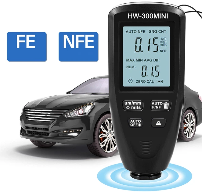 Tolşinomer Avtoboya qalınlıq ölçən LKP maqnitli XİAMEN HW300-MİNİ - 3